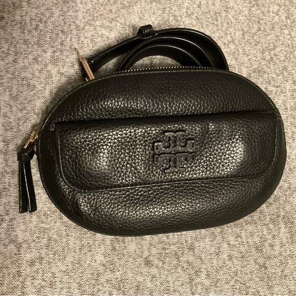 Tory Burch Black Leather Crossbody Bag - Picture 1 of 9